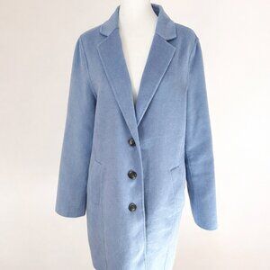 Banana Republic Blue Wool Blend Coat – Size M – Like New